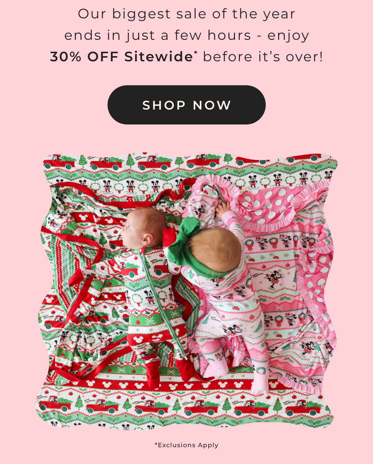 Our biggest sale of the year ends in a few hours - It's your last chance to save!