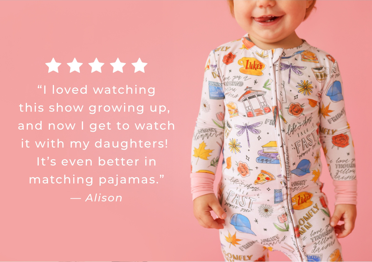 "I loved watching this show growing up, and now i get to watch it with my daughters! It's even better in matching pajamas."