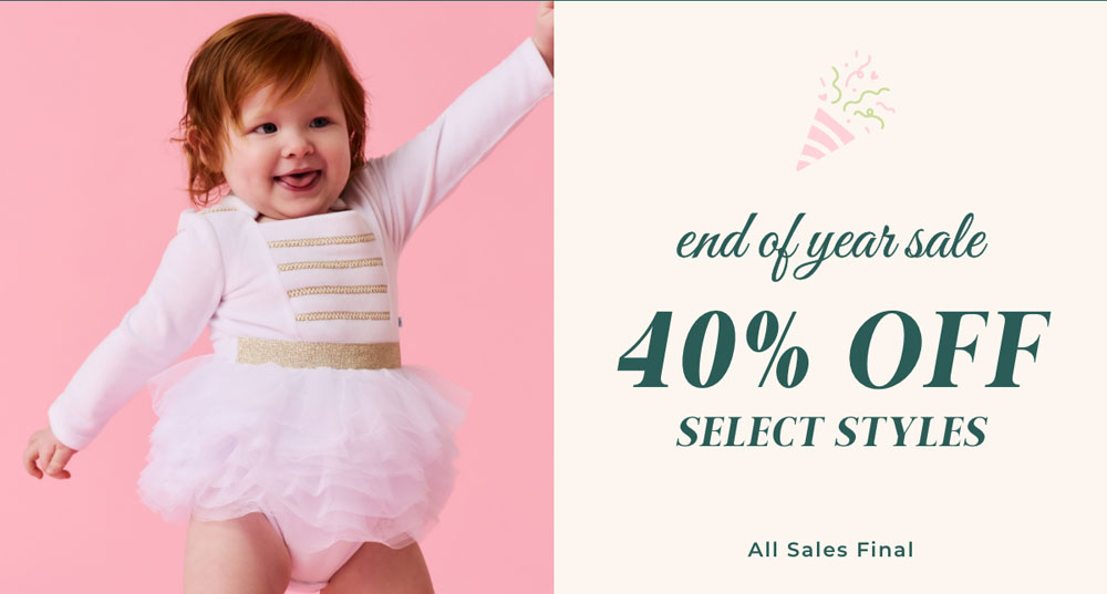 End of Year Sale: 40% Off Select Styles