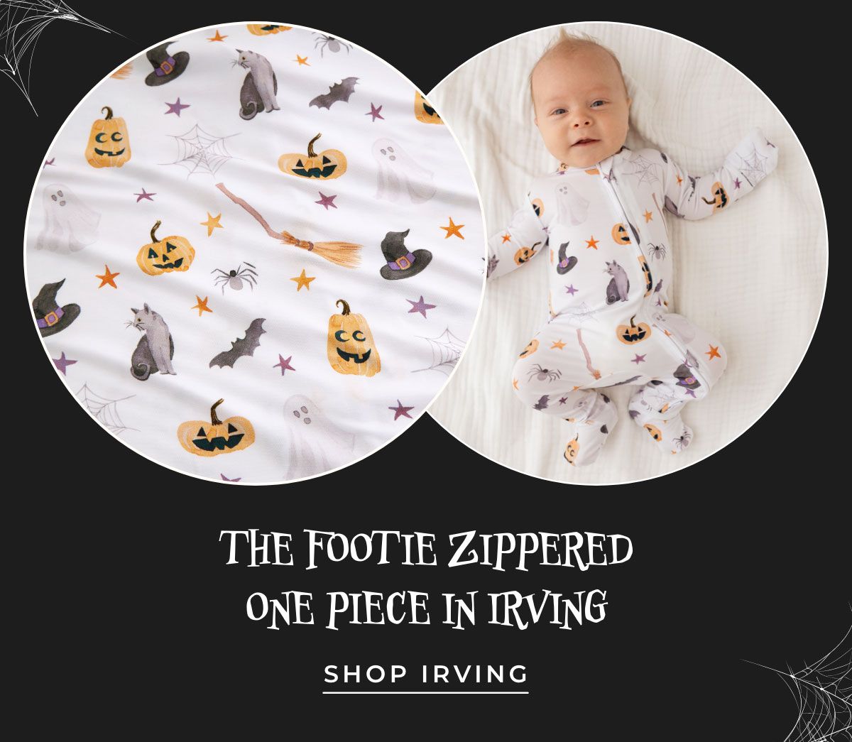 THE FOOTIE ZIPPERED ONE PIECE IN ORVING [SHOP IRVING]