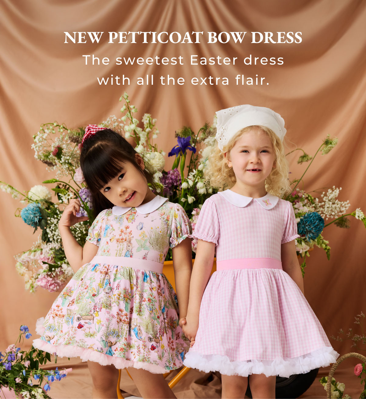 New Petticoat Bow Dress The Sweetest Easter dress with all the extra flair.