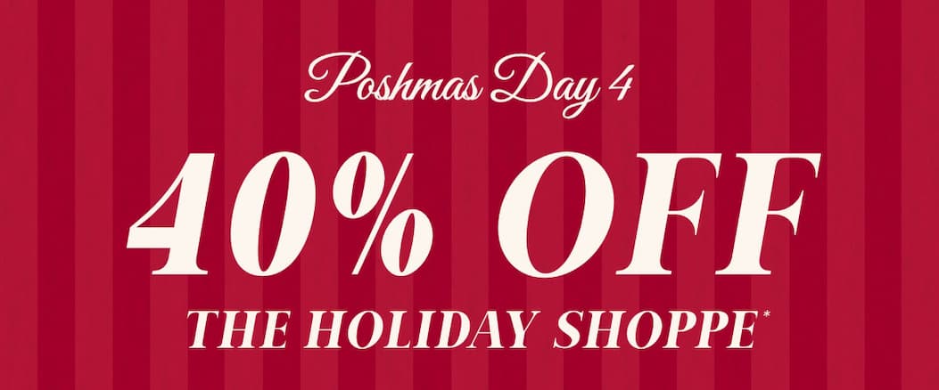 Poshmas Day 4: 40% Off The Holiday Shoppe