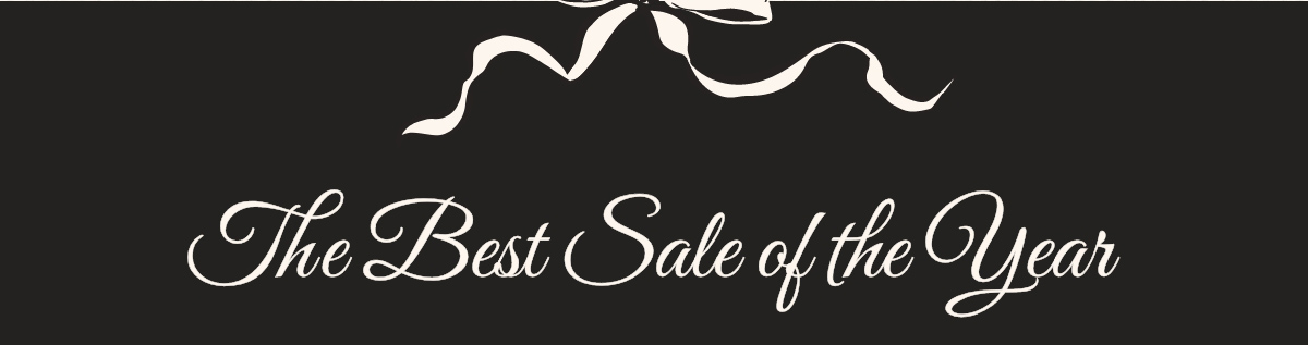 The Best Sale of the Year