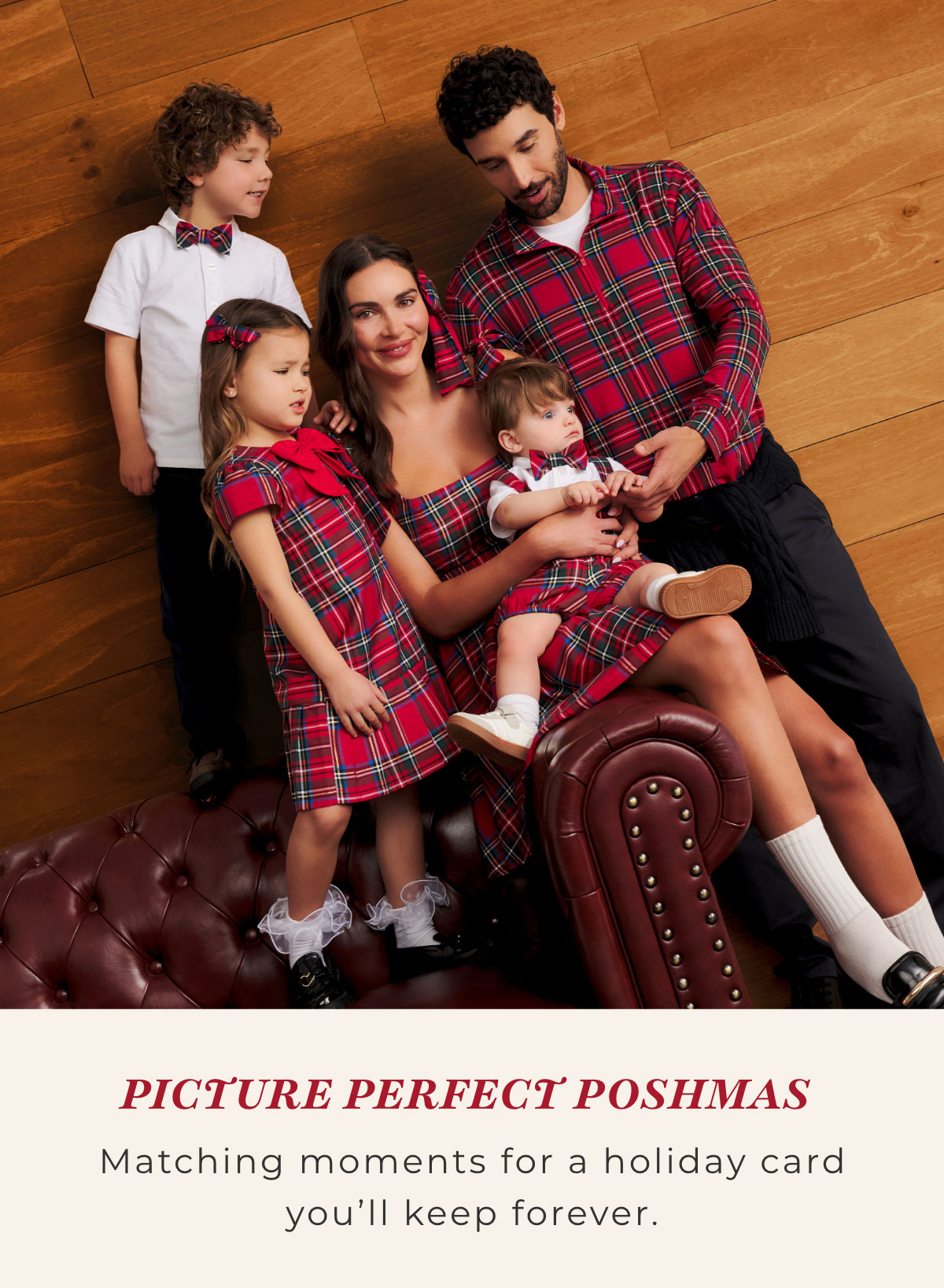 Body_05 Picture Perfect Poshmas: Matching moments for a holiday carol you'll keep forever.