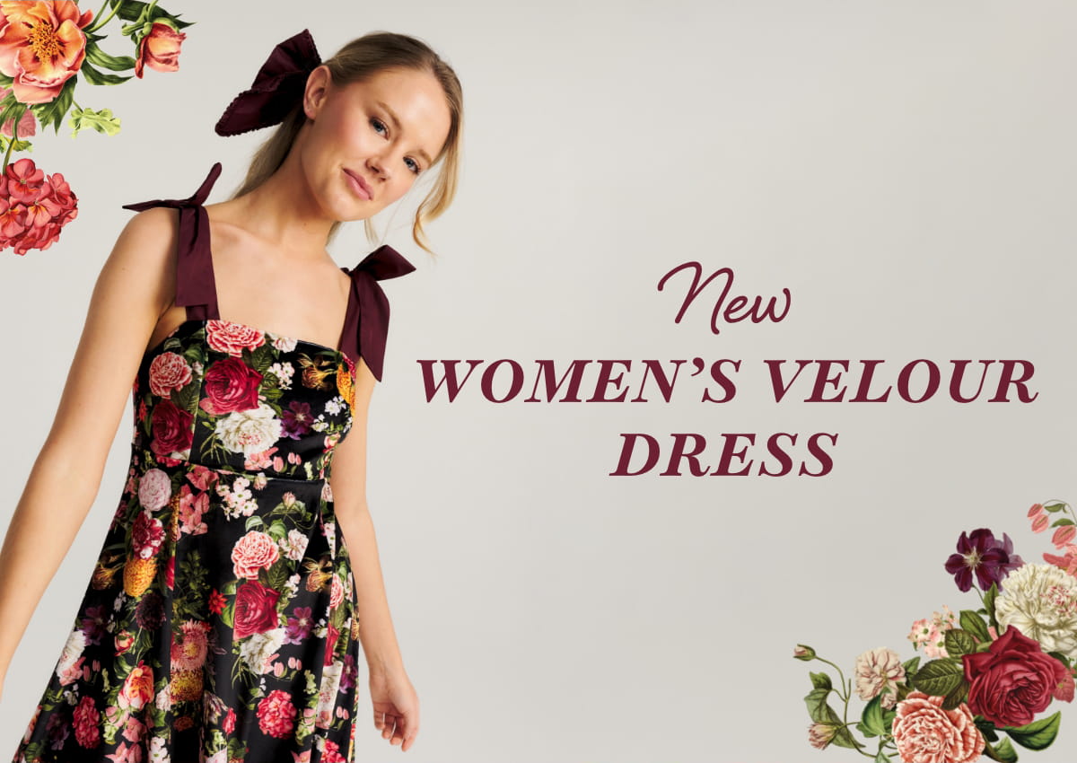 New Women's Velour Dress