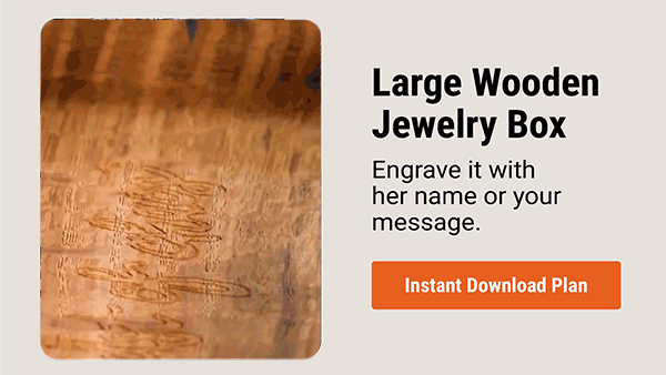 Large Wooden Jewelry Box