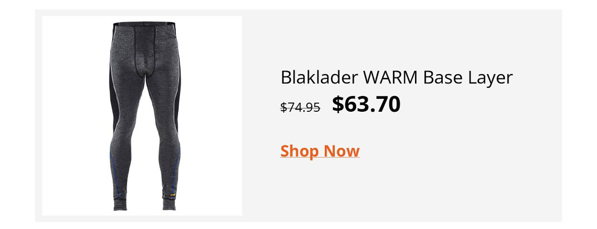 Blaklader WARM Base Layer