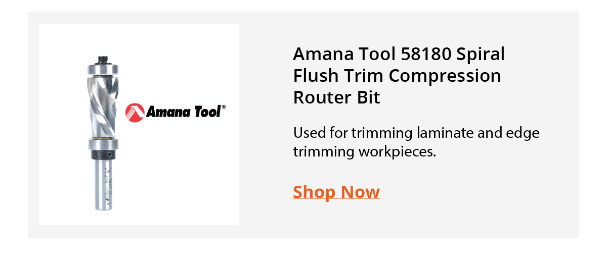Amana Tool 57172 Spiral Pattern/Plunge Compression Router Bit