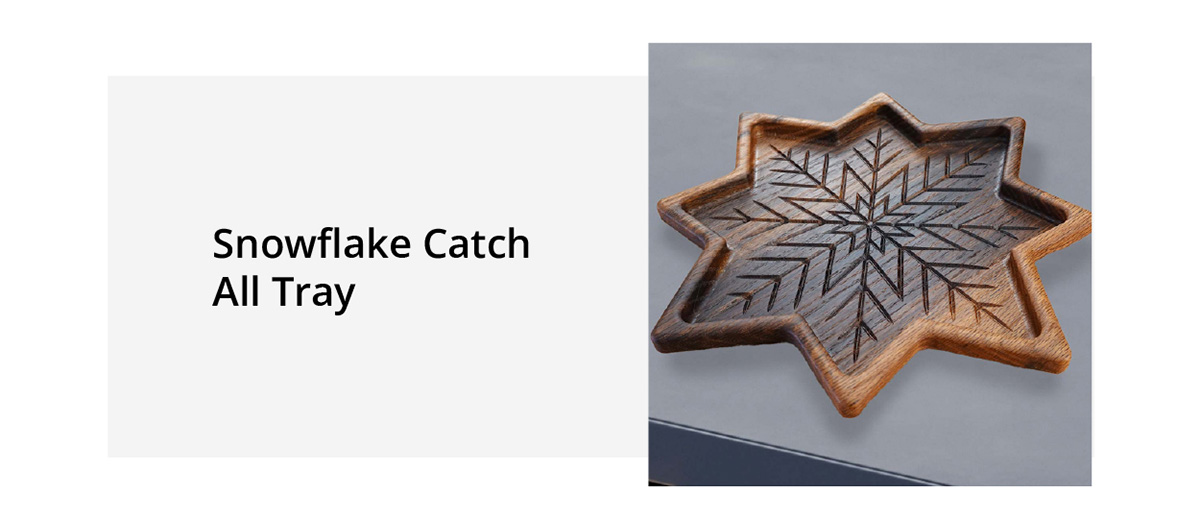 Snowflake Catch All Tray