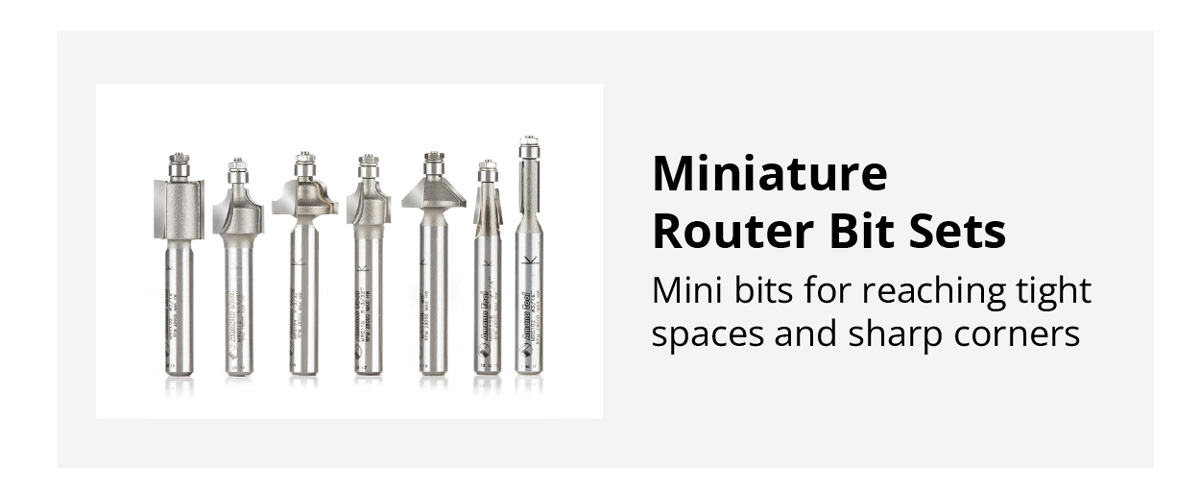 Miniature Router Bit Sets
