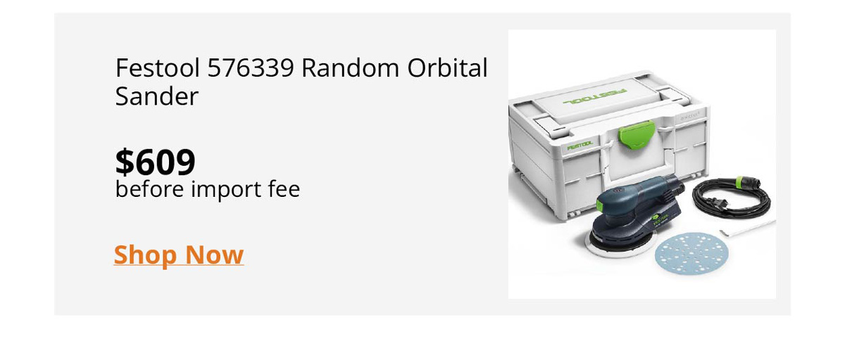 Festool 576339 Random Orbital Sander