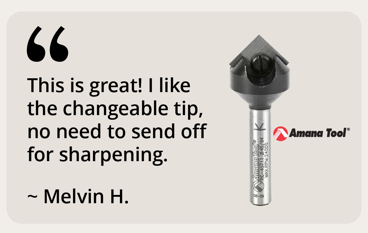 "This is great! I like the changeable tip, no need to send off for sharpening."