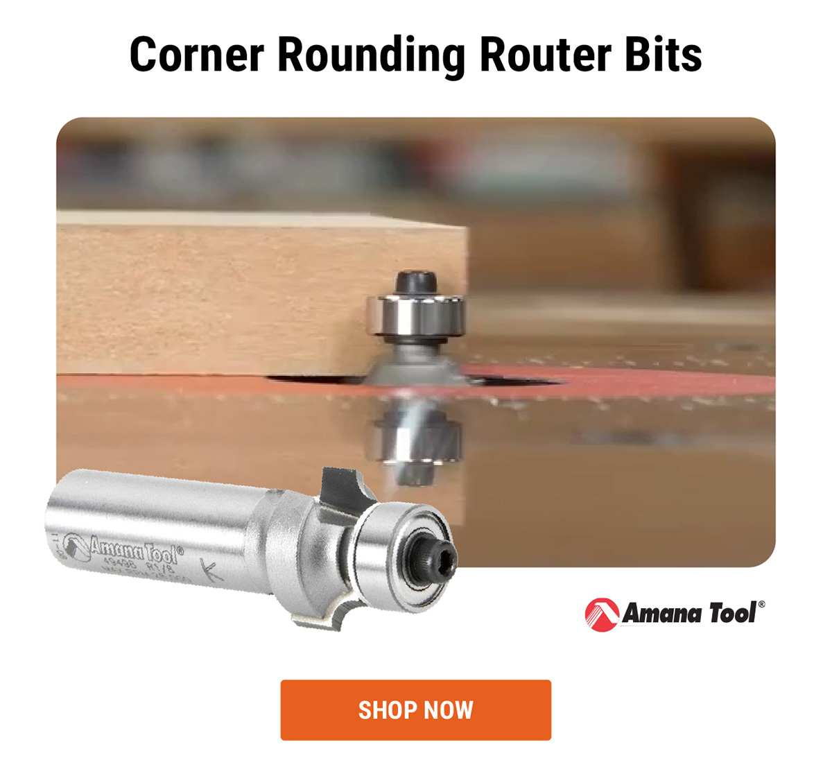 Corner Rounding Router Bits