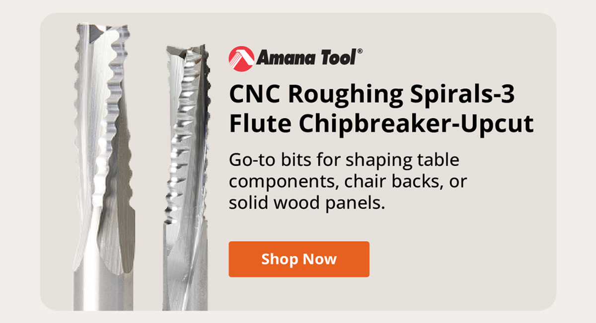 CNC Roughing Spirals-3 Flute Chipbreaker-Upcut