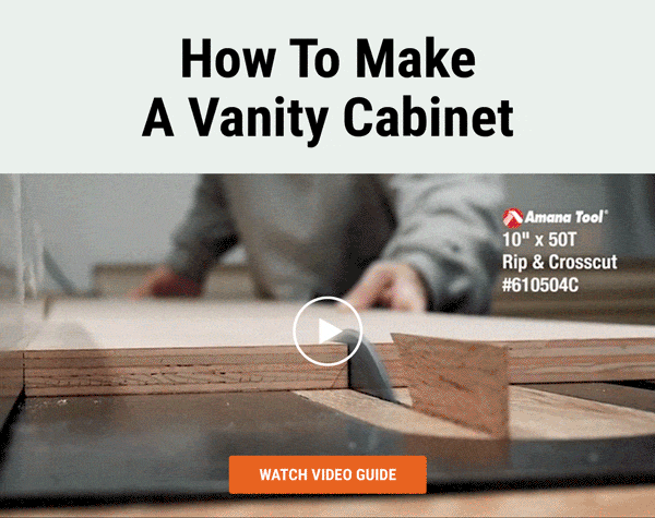How To Make A Vanity Cabinet