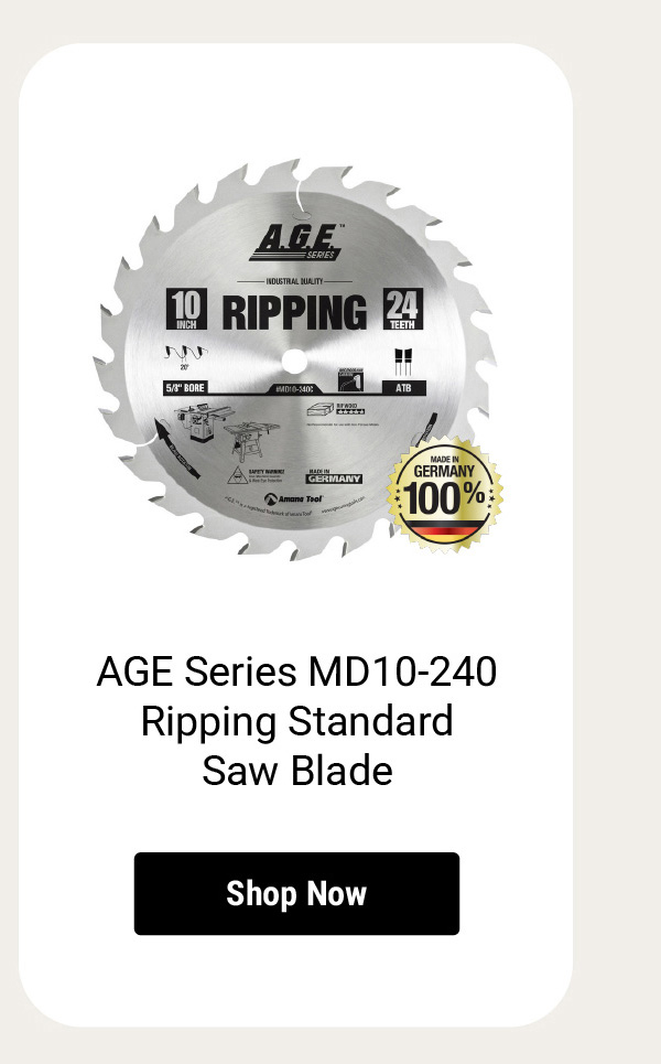 AGE Series MD10-240 Ripping Standard Saw Blade