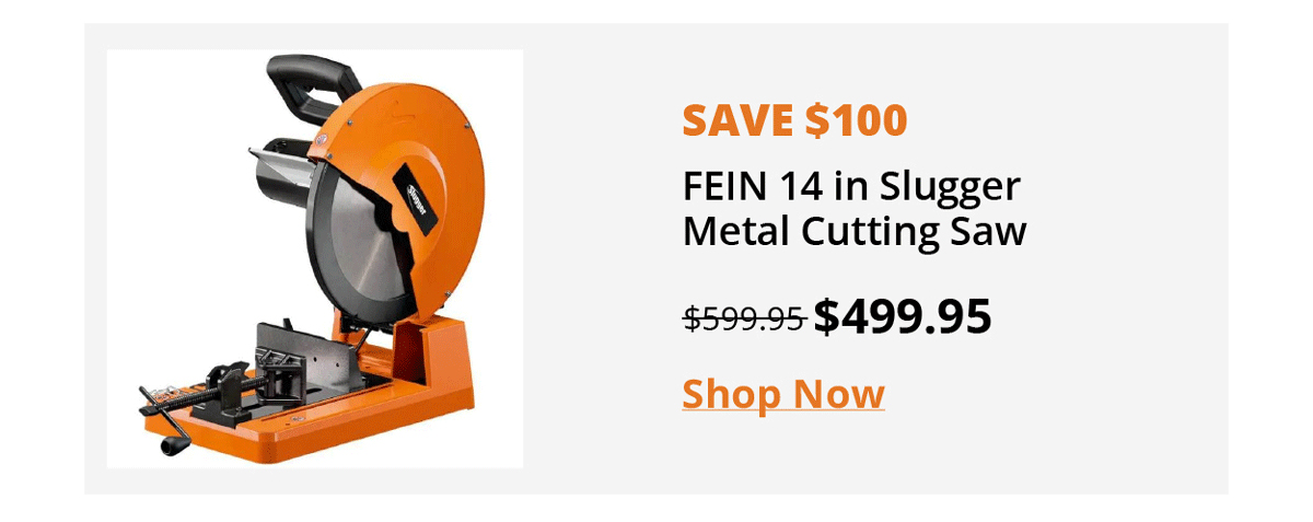 FEIN 14 in Slugger Metal Cutting Saw