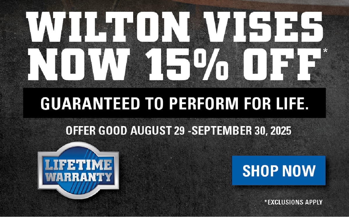 Wilton Vises Now 15% Off*
