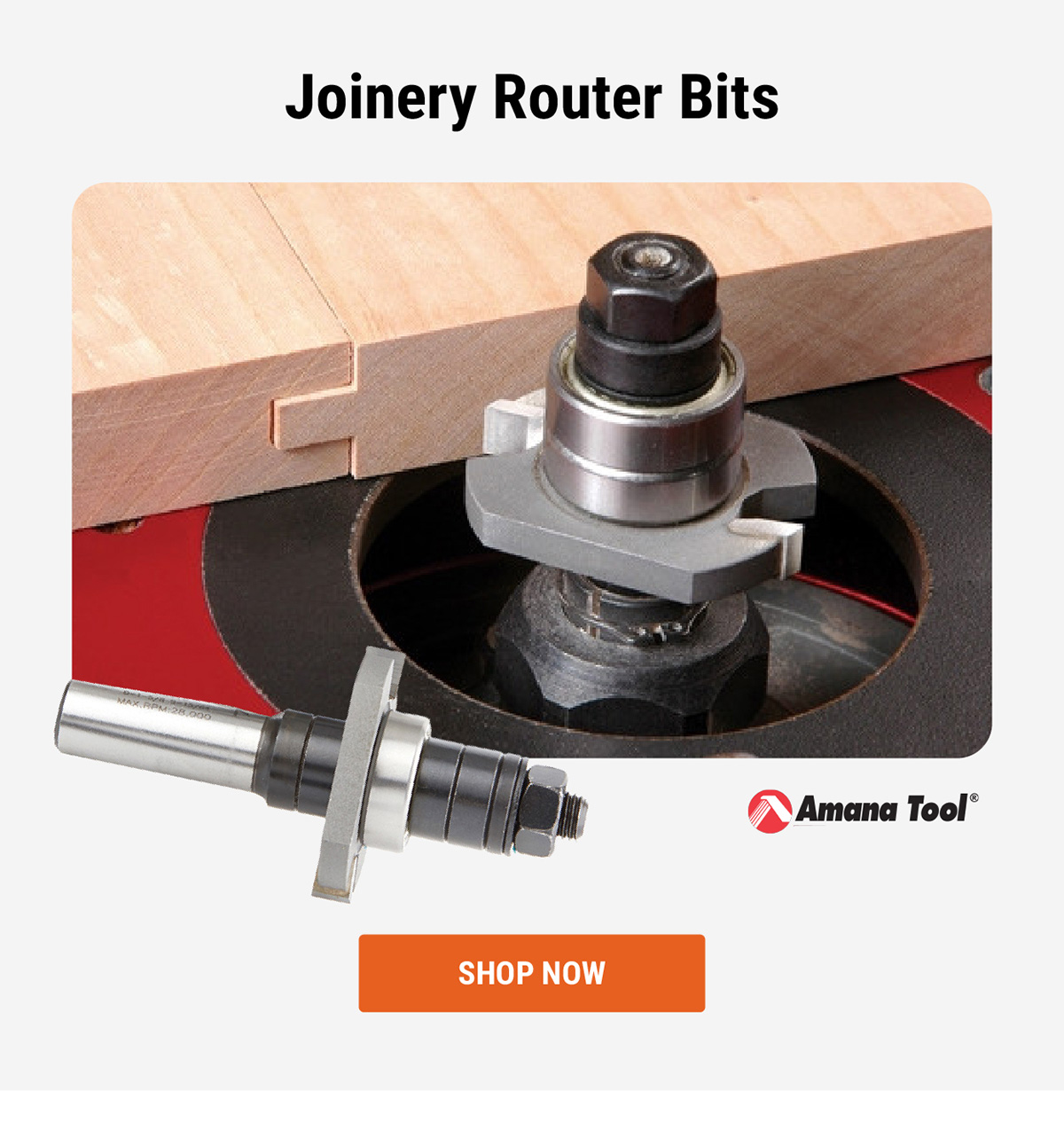 Joinery Router Bits