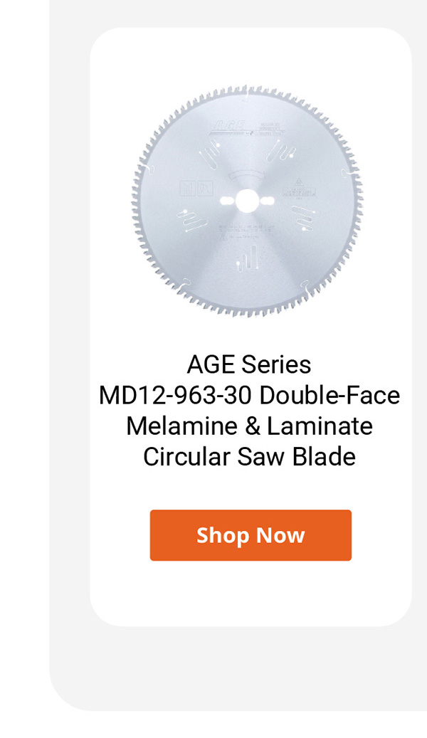 AGE Series MD12-963-30 Double-Face Melamine & Laminate Circular Saw Blade