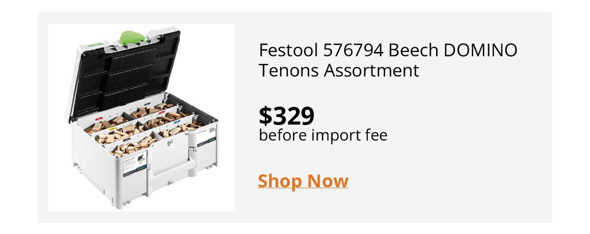 Festool 576794 Beech DOMINO Tenons Assortment
