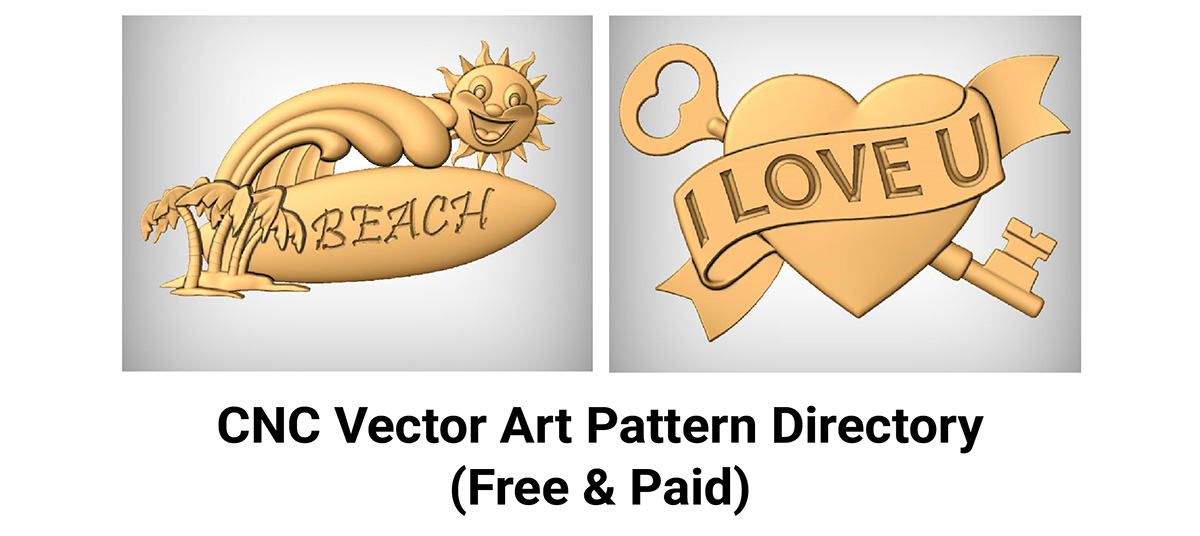 CNC Vector Art Pattern Directory (Free & Paid)