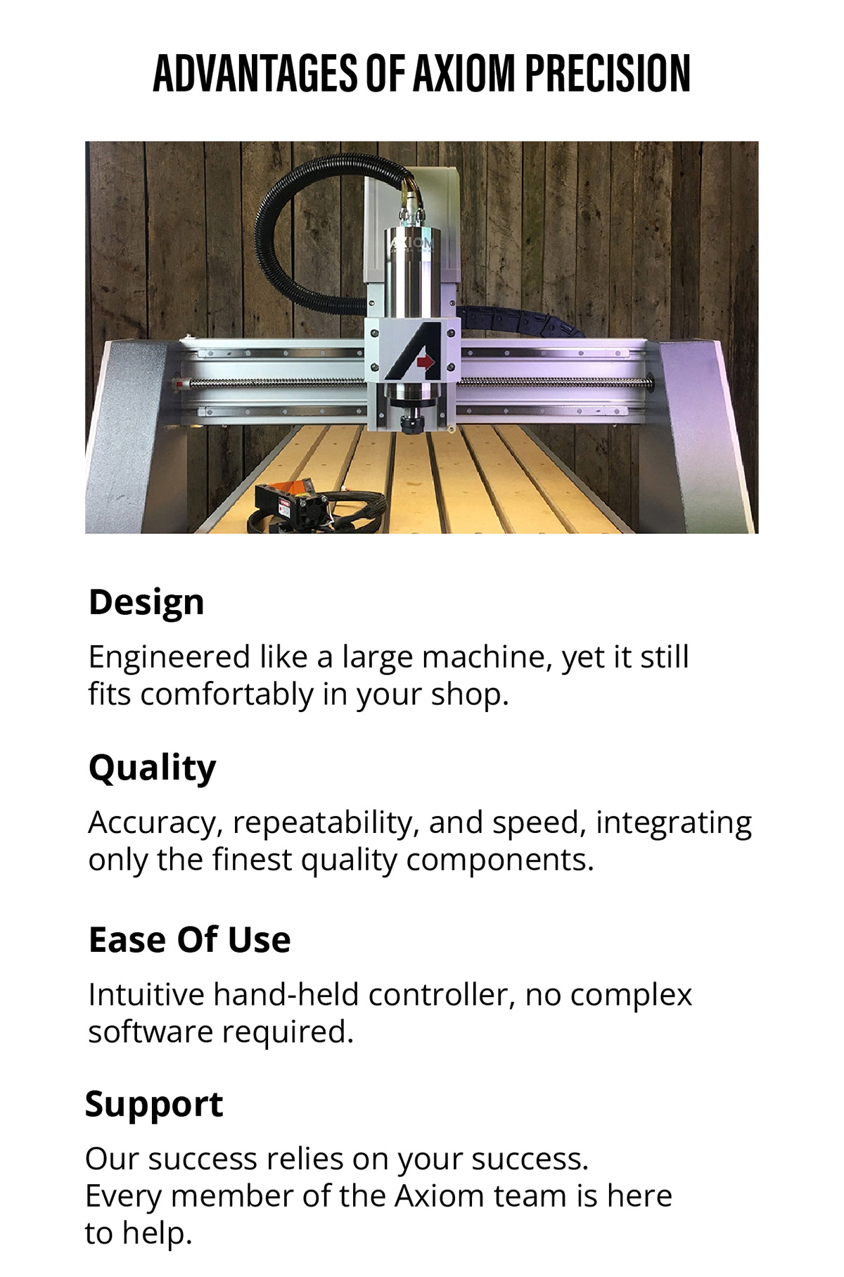 Advantages Of Axiom Precision