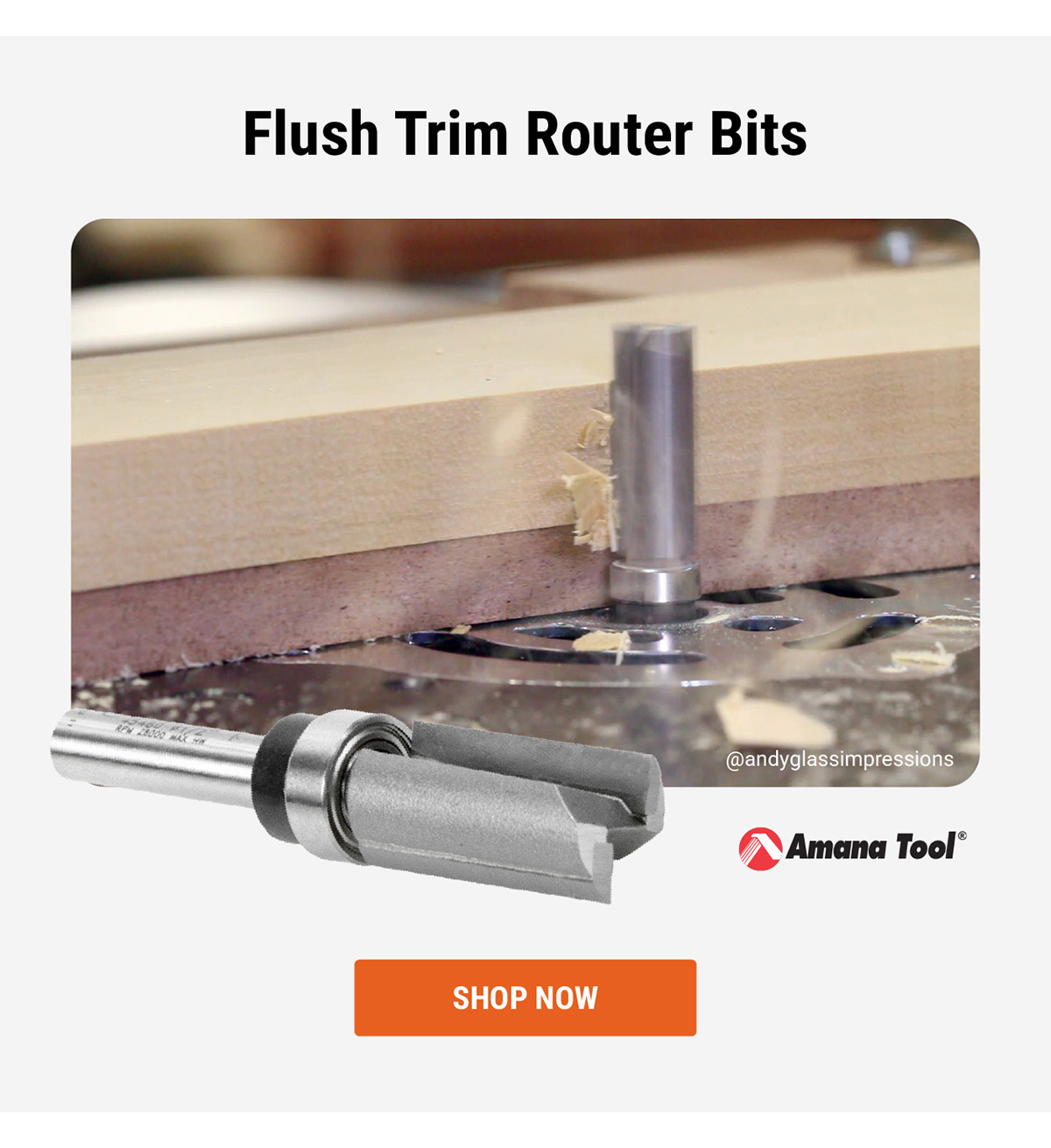Flush Trim Router Bits