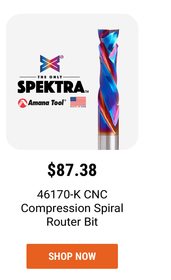 Amana Tool 46170-K CNC Compression Spiral Router Bit