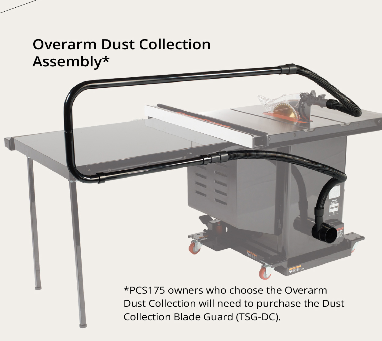 Overarm Dust Collection Assembly*