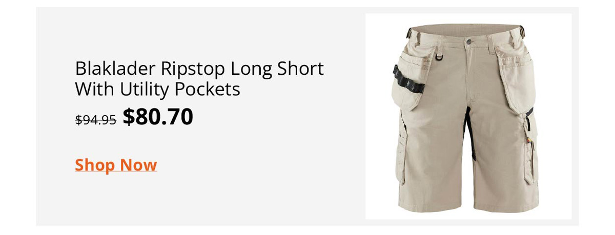 Blaklader Ripstop Long Short With Utility Pockets