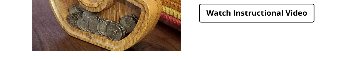 Alphabet Piggy Bank - CNC Plans, Letters A-Z