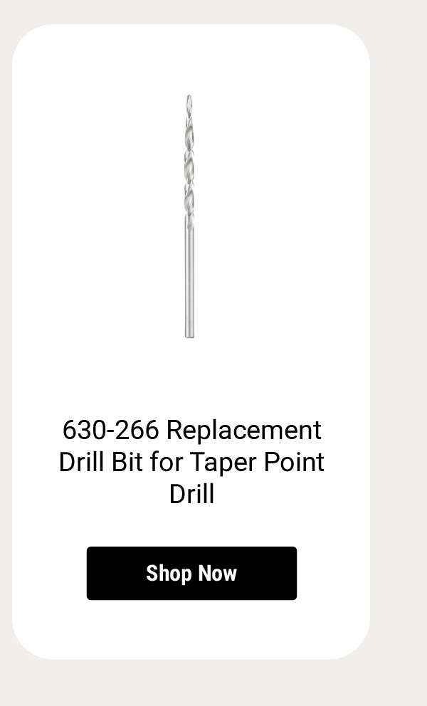 Timberline 630-266 Replacement Drill Bit for Taper Point Drill