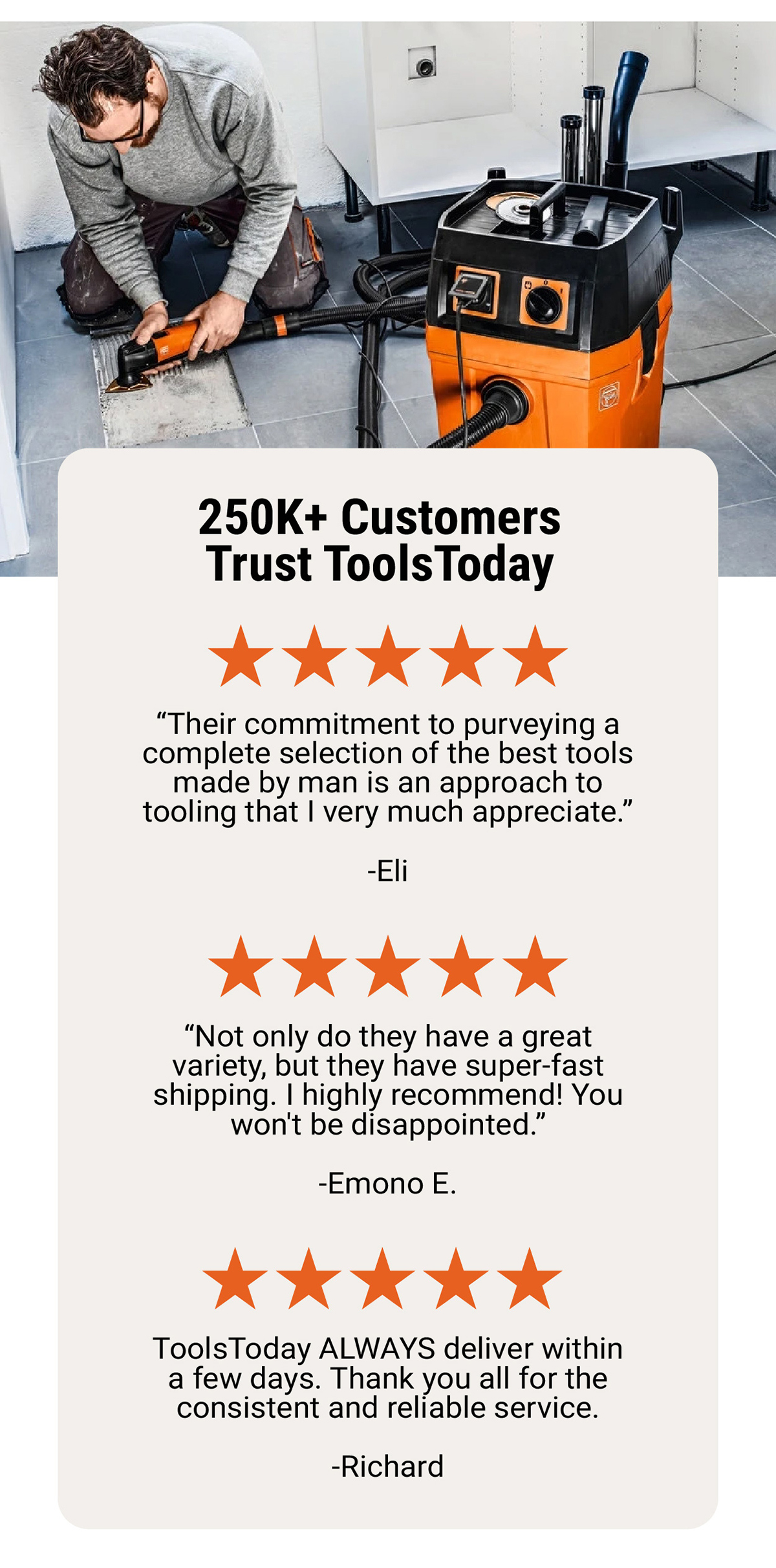 250K+ Customers Trust ToolsToday