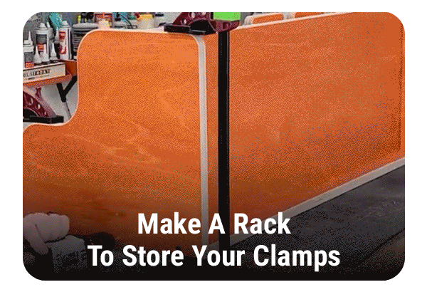 Make A Rack To Store Your Clamps