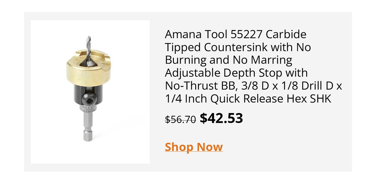 Amana Tool 55227 Carbide Tipped 