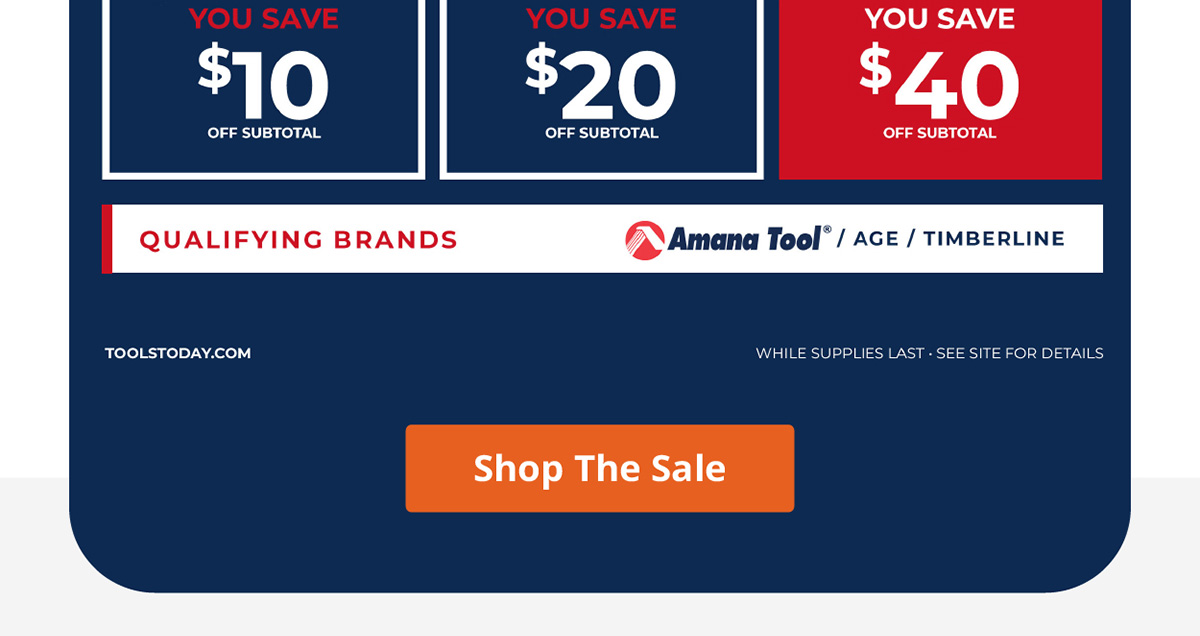 Memorial Day Sale