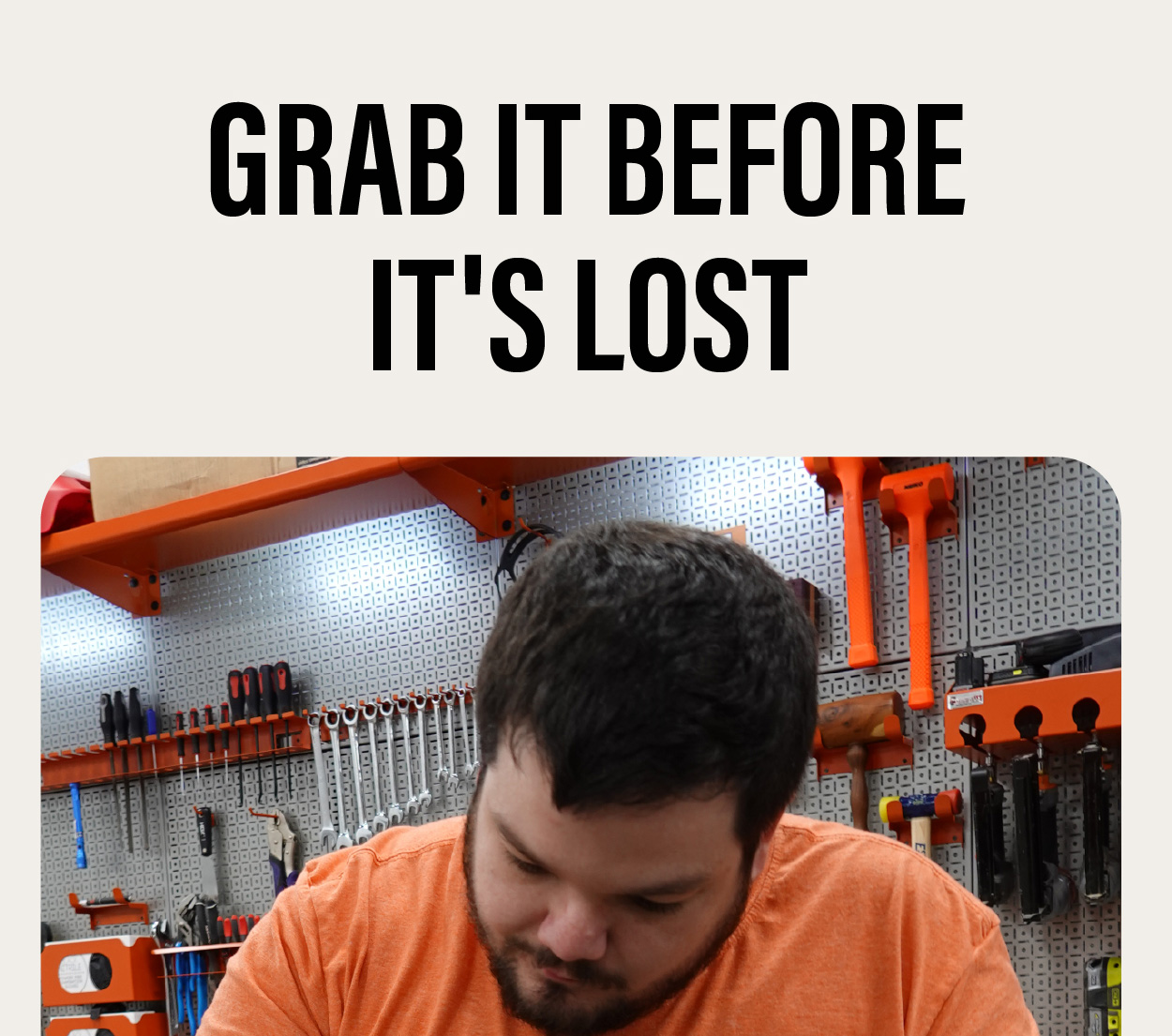 Grab It Before It's Lost