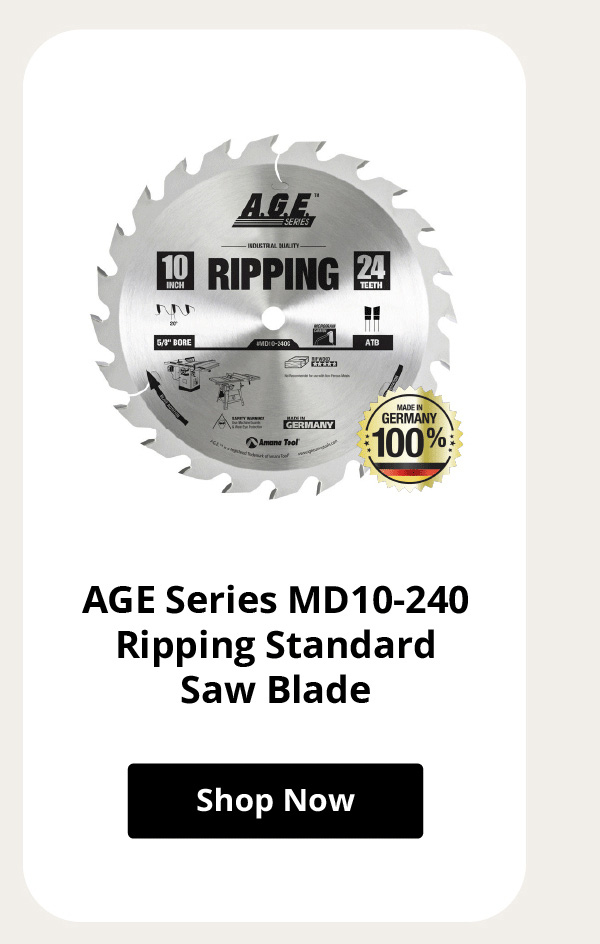 AGE Series MD10-240 Ripping Standard Saw Blade