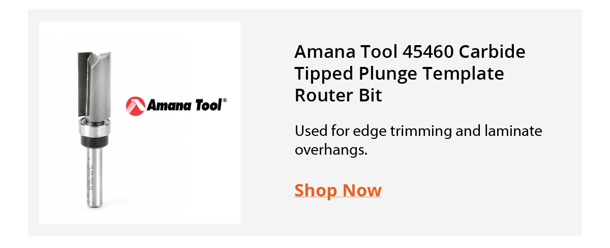 Amana Tool 51430-Z Solid Carbide Aluminum Laminate Trim Router Bit