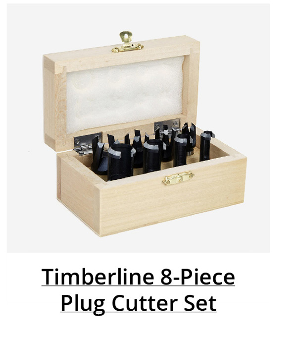 Timberline 8-Piece Plug Cutter Set