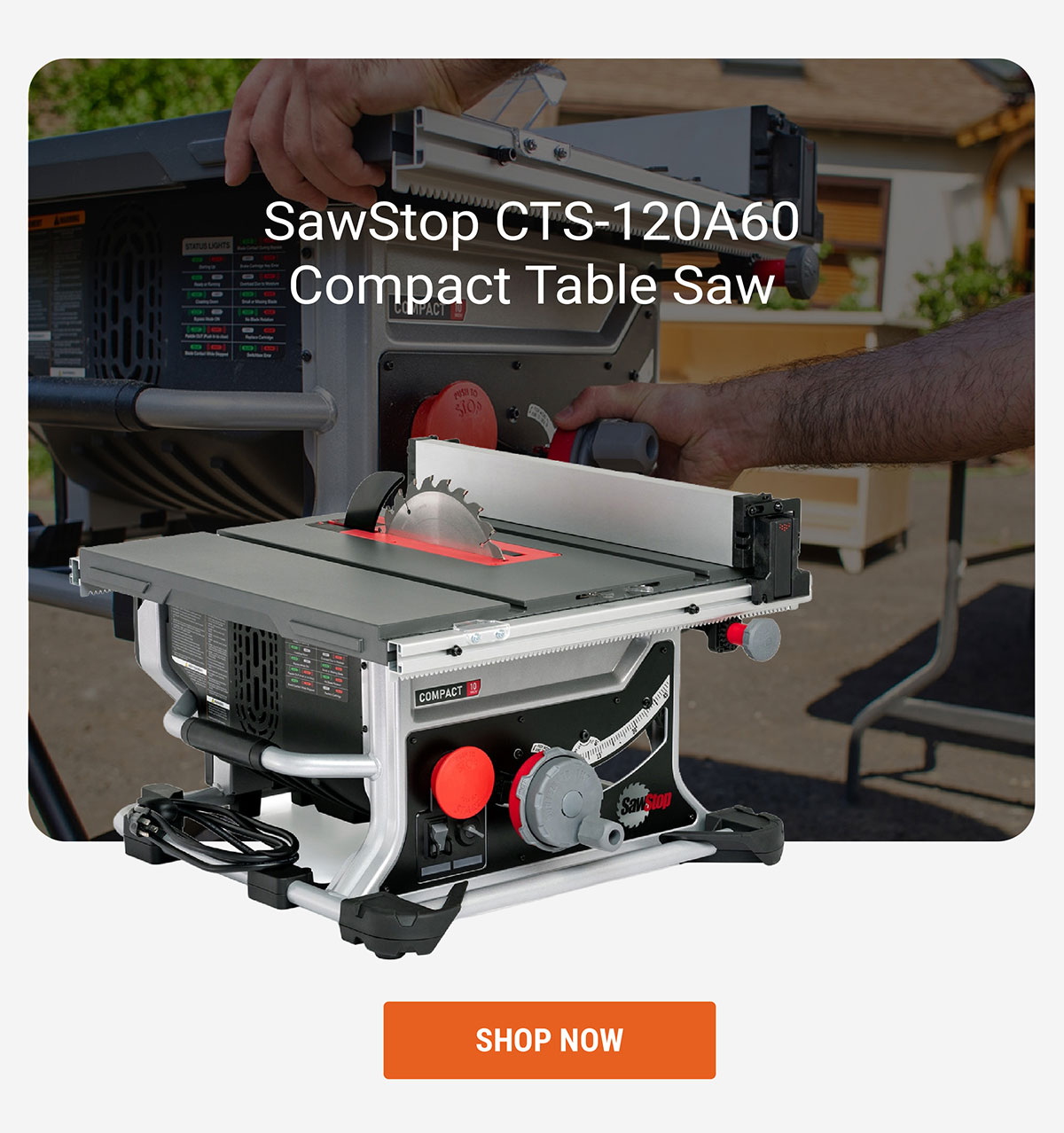 SawStop CTS-120A60 Compact Table Saw