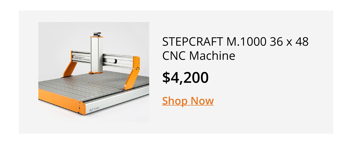 STEPCRAFT M.1000 36 x 48 CNC Machine