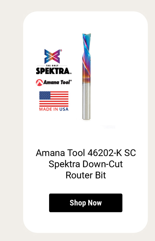 Amana Tool 46202-K Spiral Plunge Down-Cut Router Bit