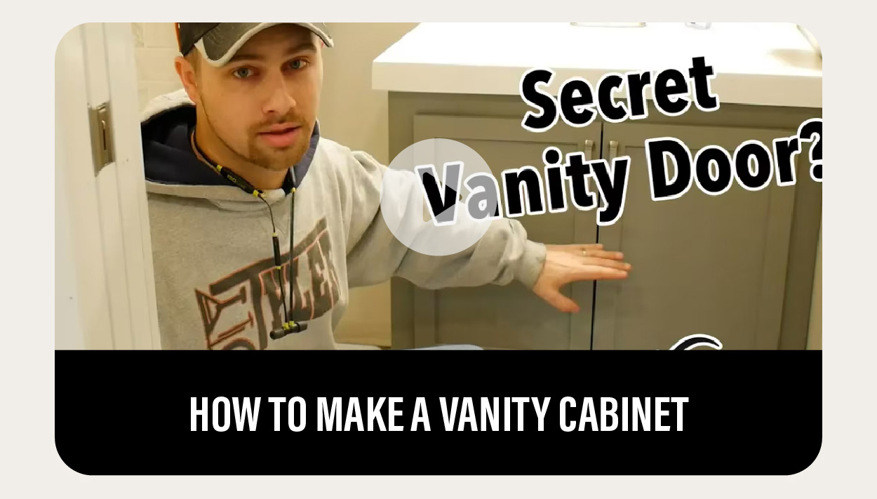 How to Make a Vanity Cabinet