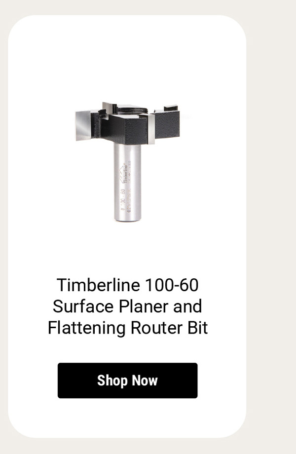 Timberline 100-60 Economy Spoilboard, Surfacing, Rabbeting, Flycutter, Surface Planer and Flattening Router Bit