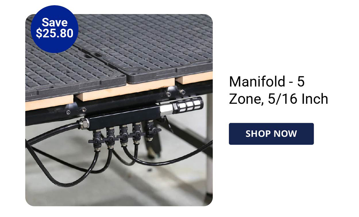 Manifold - 5 Zone, 5/16 Inch
