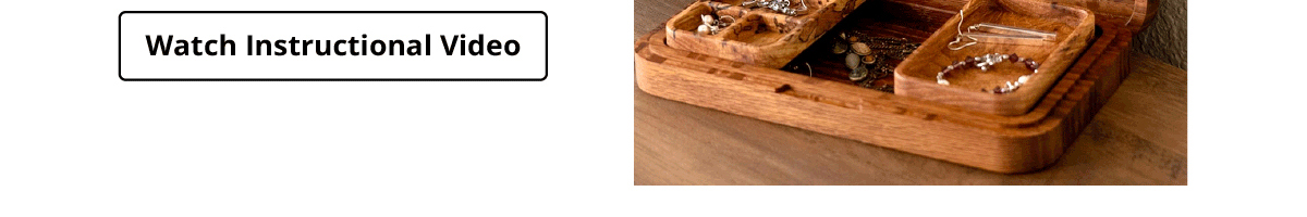 Large Wooden Jewelry Box CNC Plans