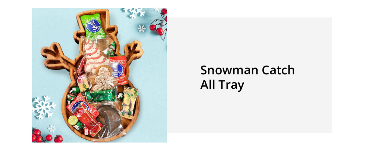 Snowman Catch All Tray