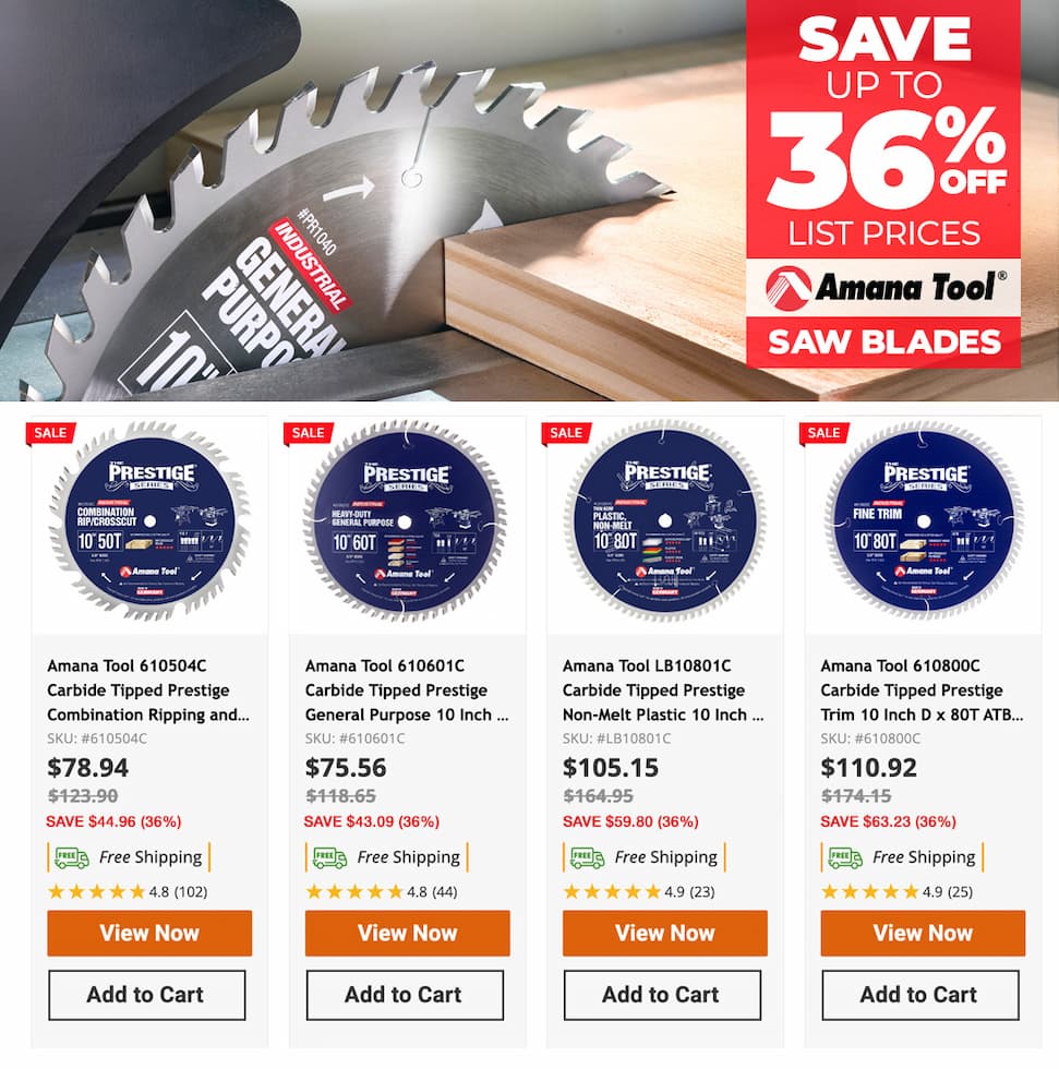 Get Up To 36% Off List Prices